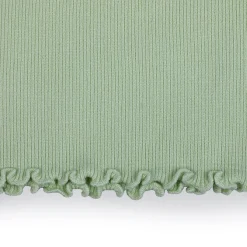 Basic Ribbed Premium Full Sleeves Knitted Kids Sweater - Green