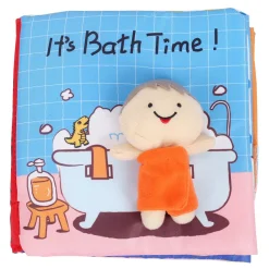 Bath Time Multicolour Activity Cloth Book