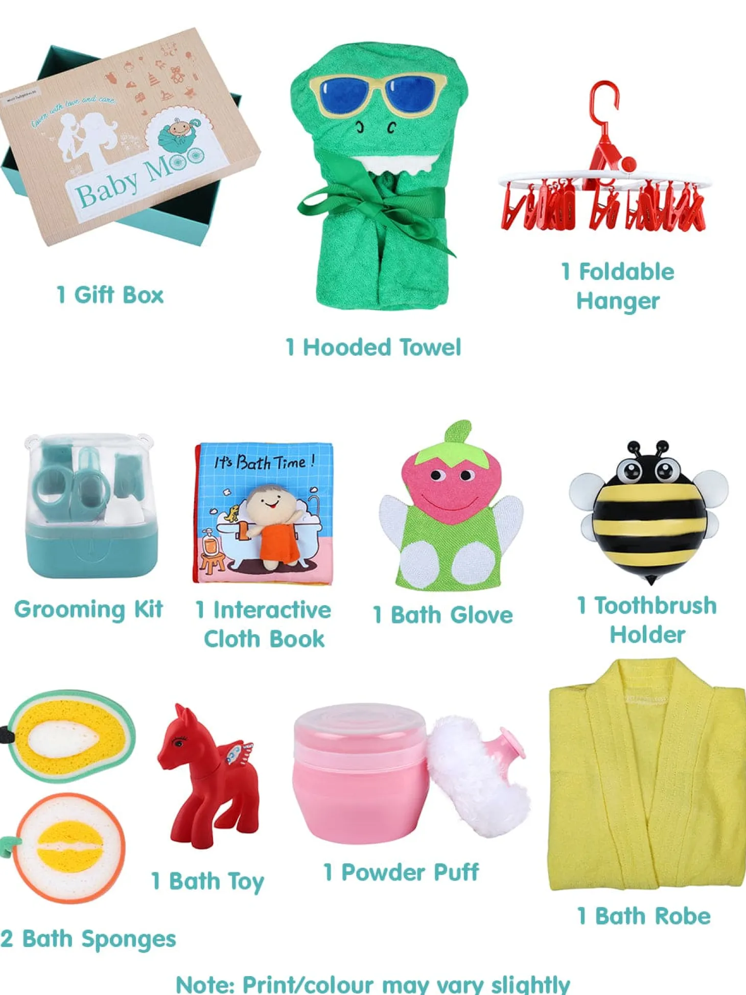 Bathing Essentials Premium Gift Hamper 11 Pcs Unisex Multicolour
