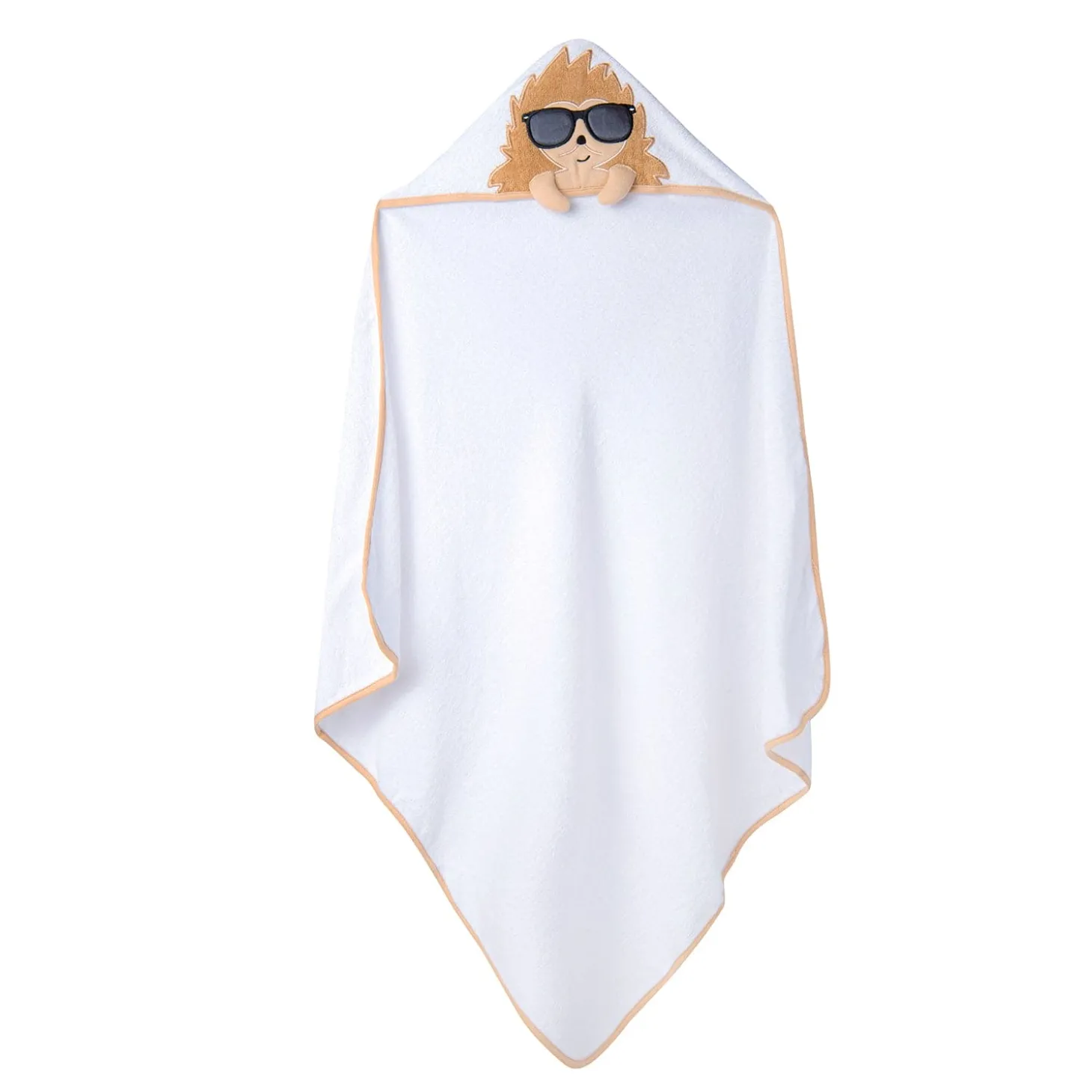 Bathing Hooded Towel 100% Cotton Cool Lion Beige