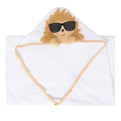 Bathing Hooded Towel 100% Cotton Cool Lion Beige