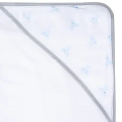 Bathing Hooded Towel Pack Of 3 Elephant Blue