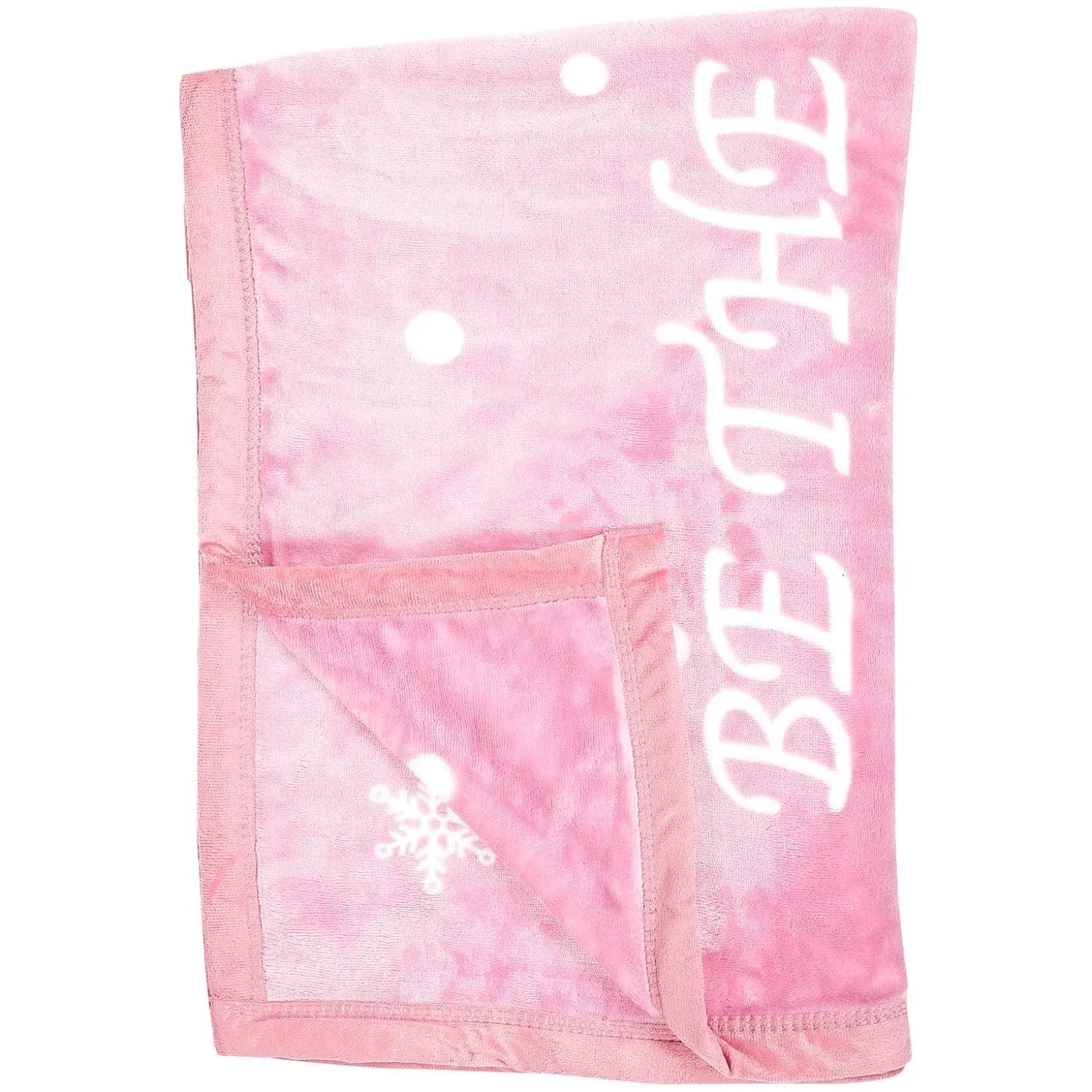 Be The Best You Pink Two-Ply Blanket