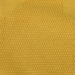 Bear Embroidery Premium Full Sleeves Knitted Sweater - Mustard
