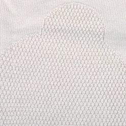 Bear Embroidery Premium Full Sleeves Knitted Sweater - White