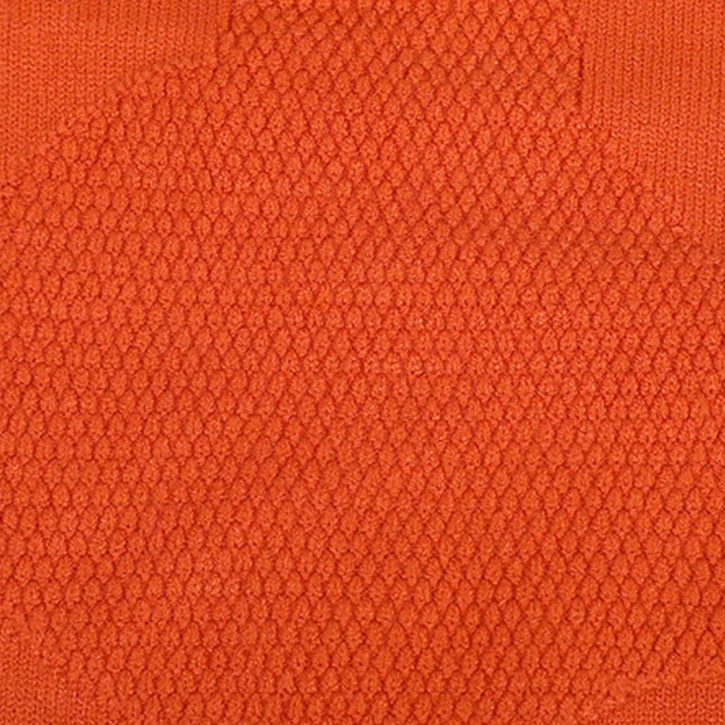 Bear Embroidery Premium Full Sleeves Knitted Sweater - Orange