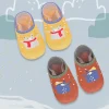 Bear In Snow Yellow And Brown 2 Pk Socks