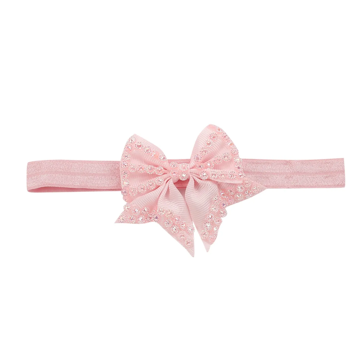 Bedazzled Pink Headband And Socks Set