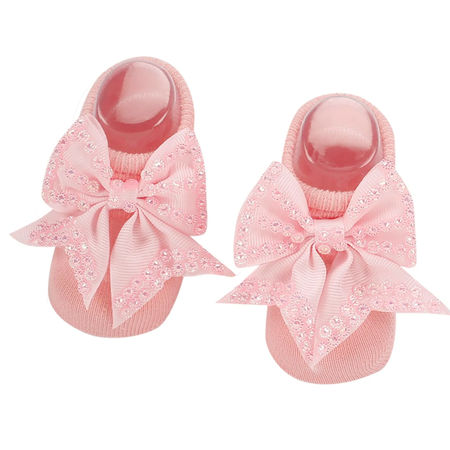 Bedazzled Pink Headband And Socks Set