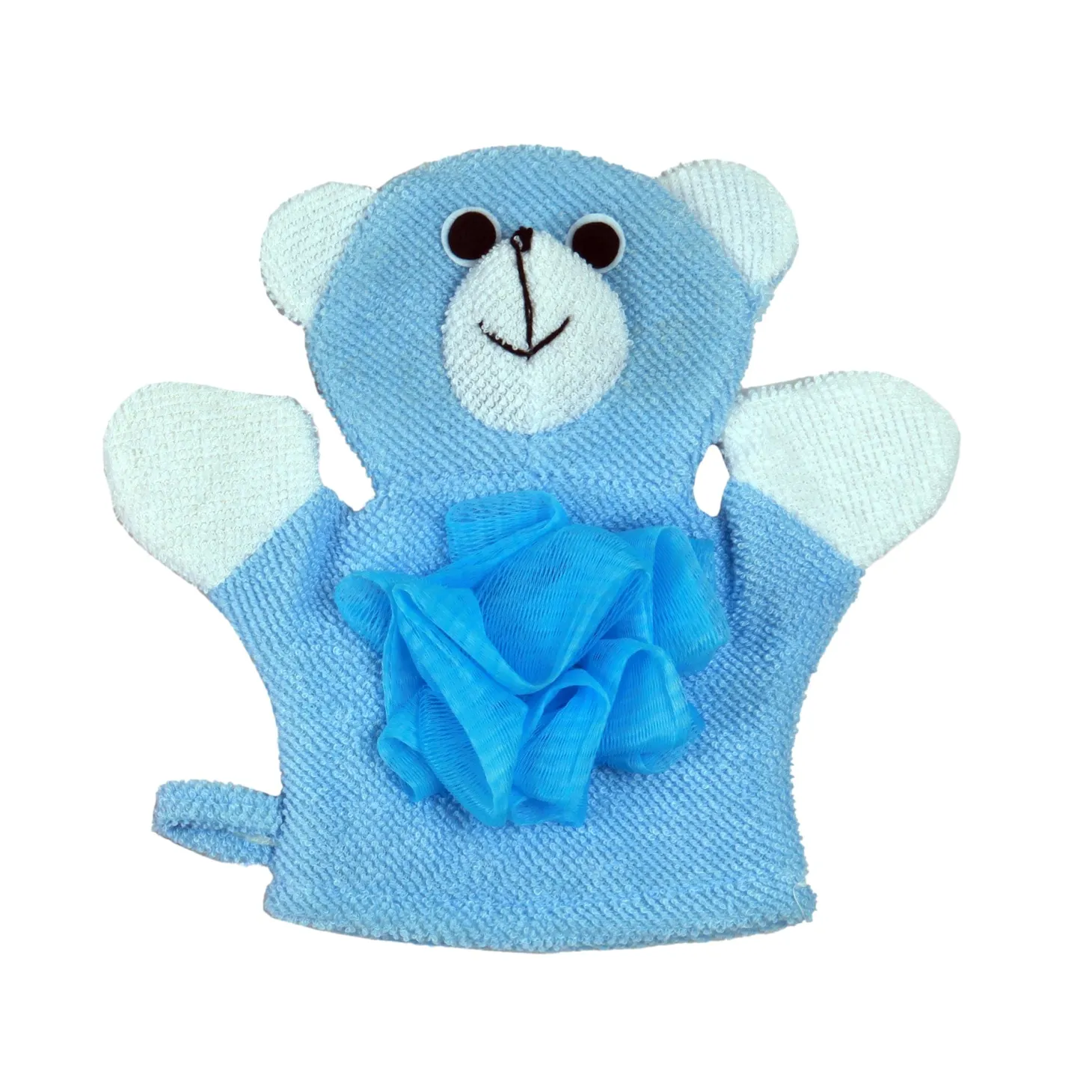 BFF Bear Blue Cartoon Bath Glove