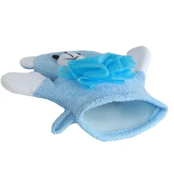 BFF Bear Blue Cartoon Bath Glove