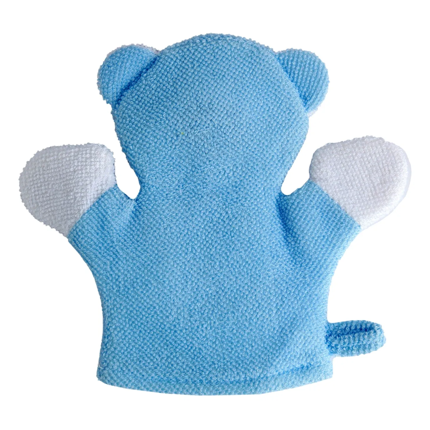 BFF Bear Blue Cartoon Bath Glove