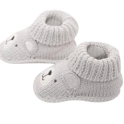 Bff Bear Grey Socks Booties