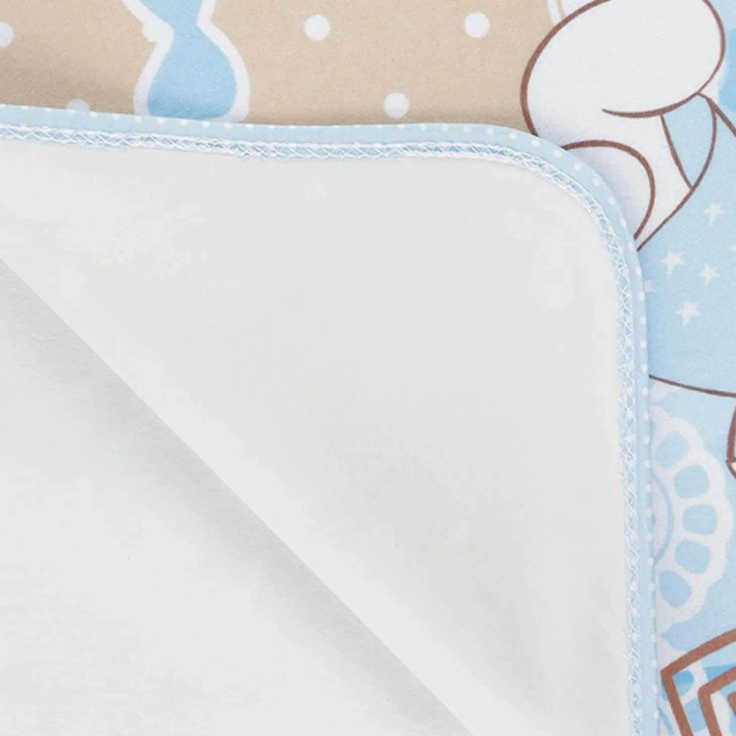 BFF Bear Light Blue Washable Mat