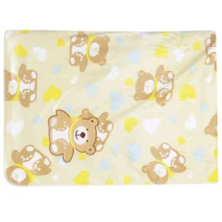 BFF Bear Yellow Fur Blanket
