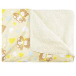 BFF Bear Yellow Fur Blanket