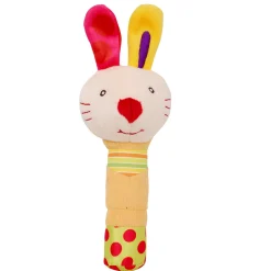 Big Earred Rabbit Multicolour Handheld Rattle
