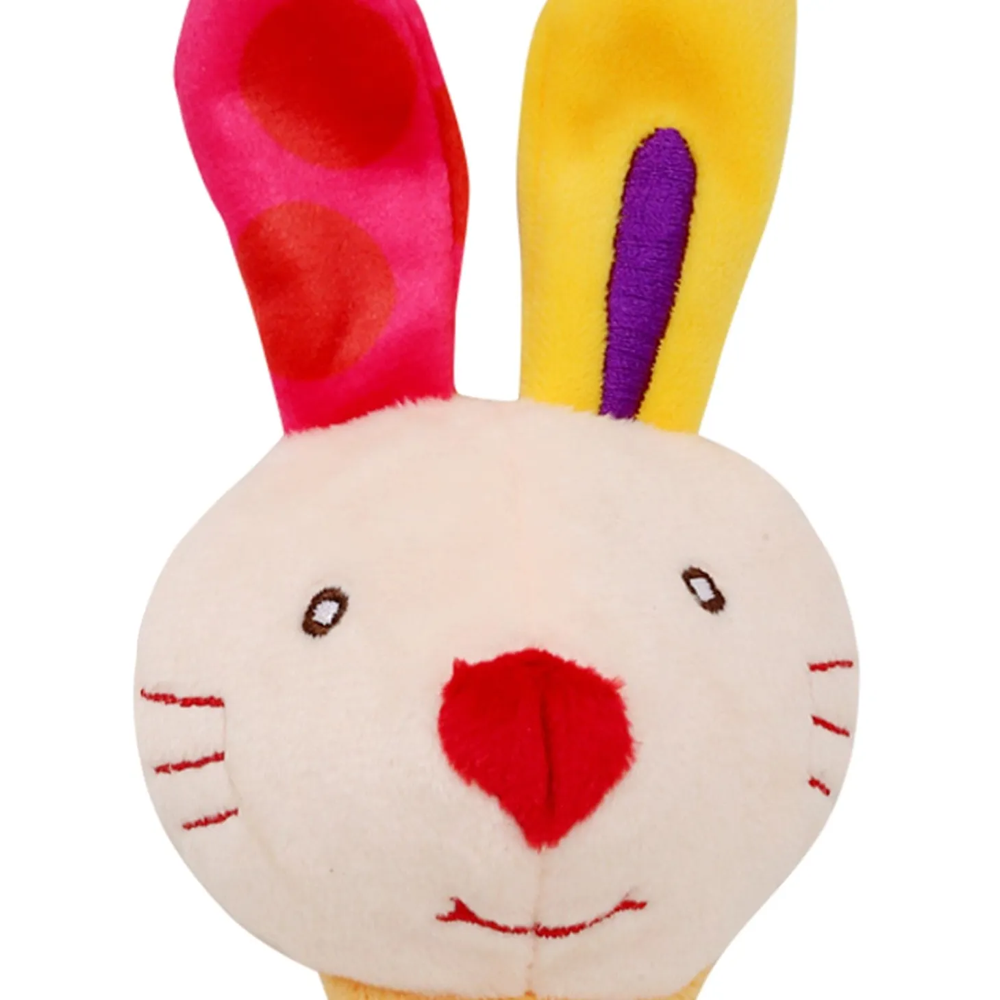 Big Earred Rabbit Multicolour Handheld Rattle
