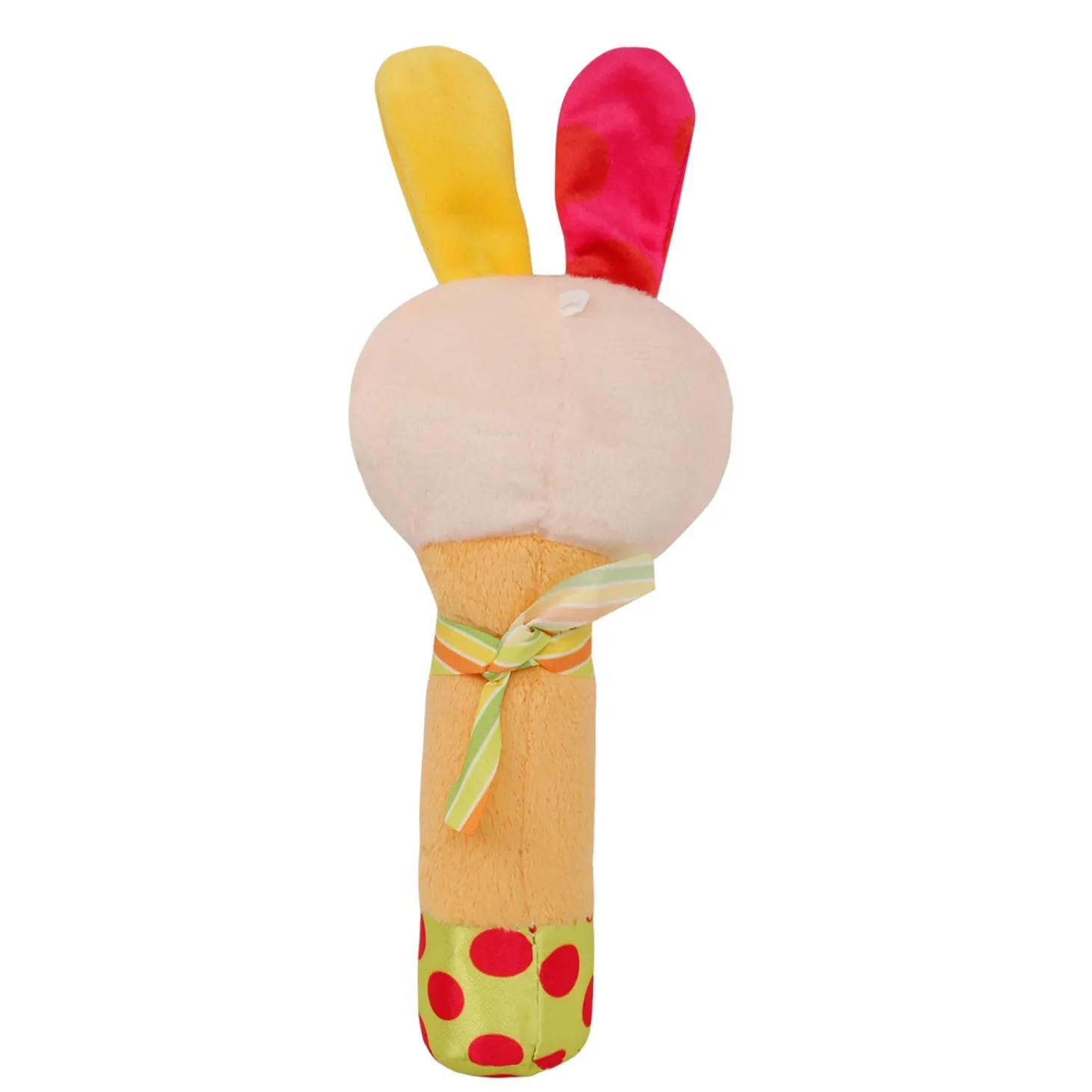 Big Earred Rabbit Multicolour Handheld Rattle