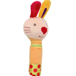 Big Earred Rabbit Multicolour Handheld Rattle