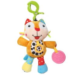 Big Eyed Multicolour Hanging Pulling Toy With Teether