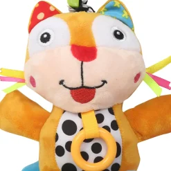 Big Eyed Multicolour Hanging Pulling Toy With Teether