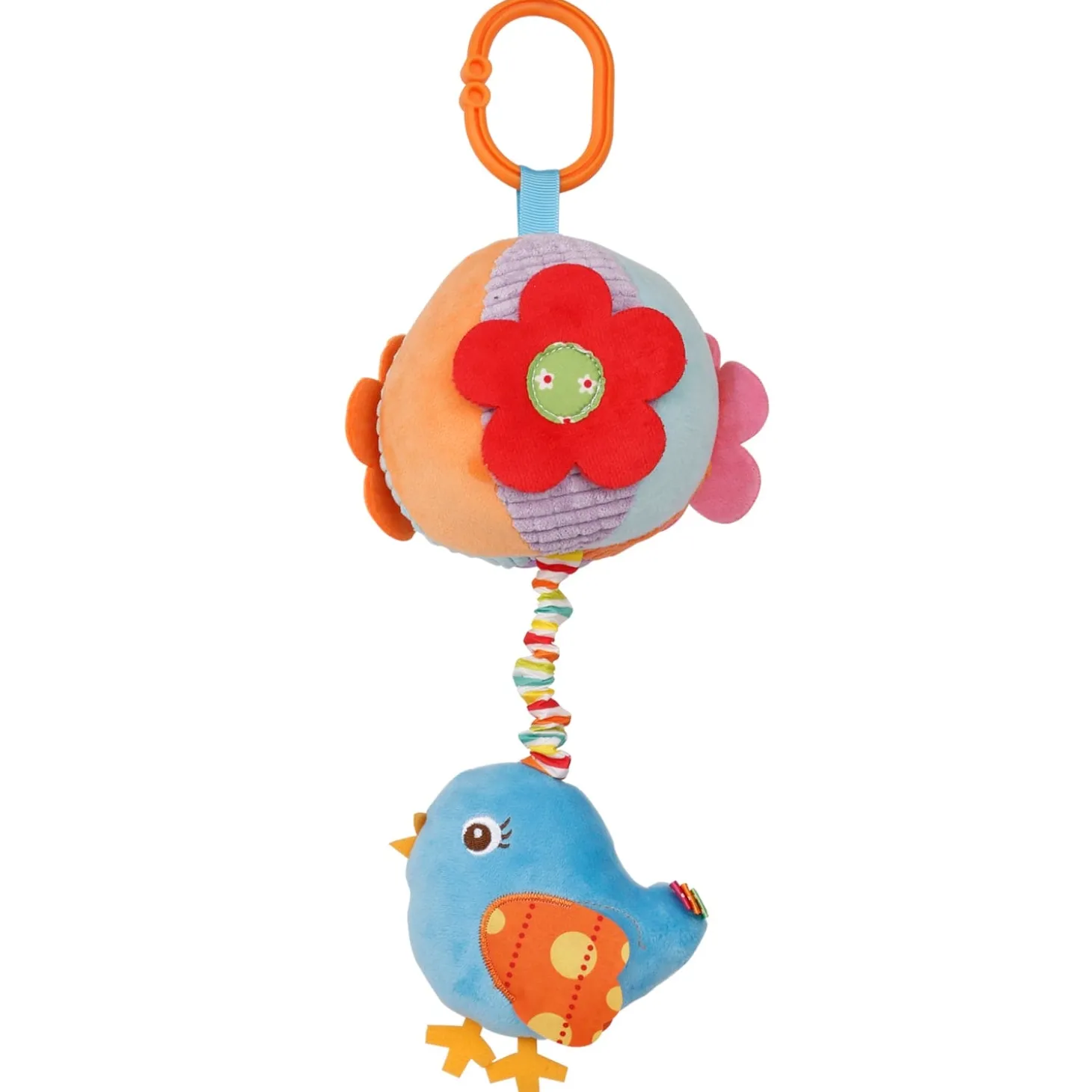 Bird Blue Hanging Pulling Toy