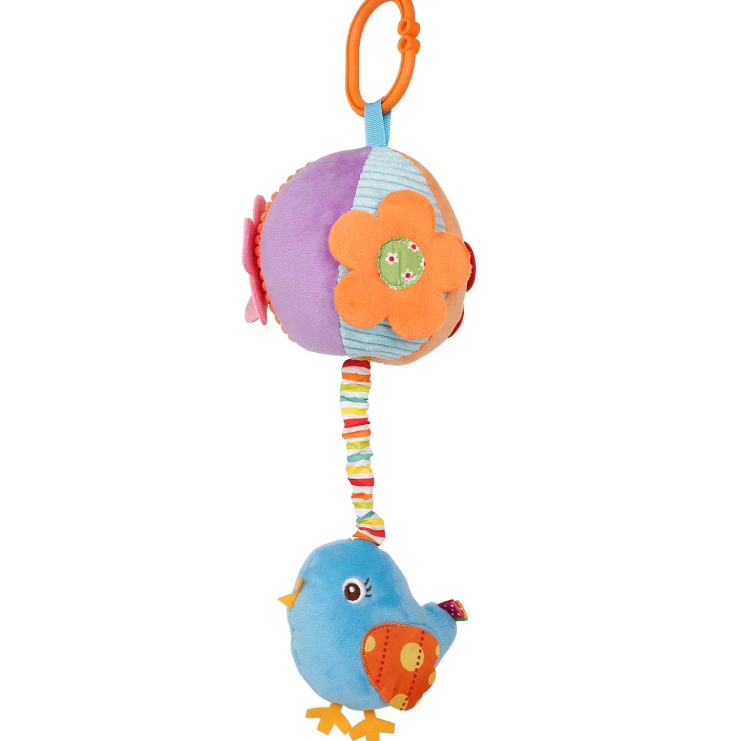 Bird Blue Hanging Pulling Toy