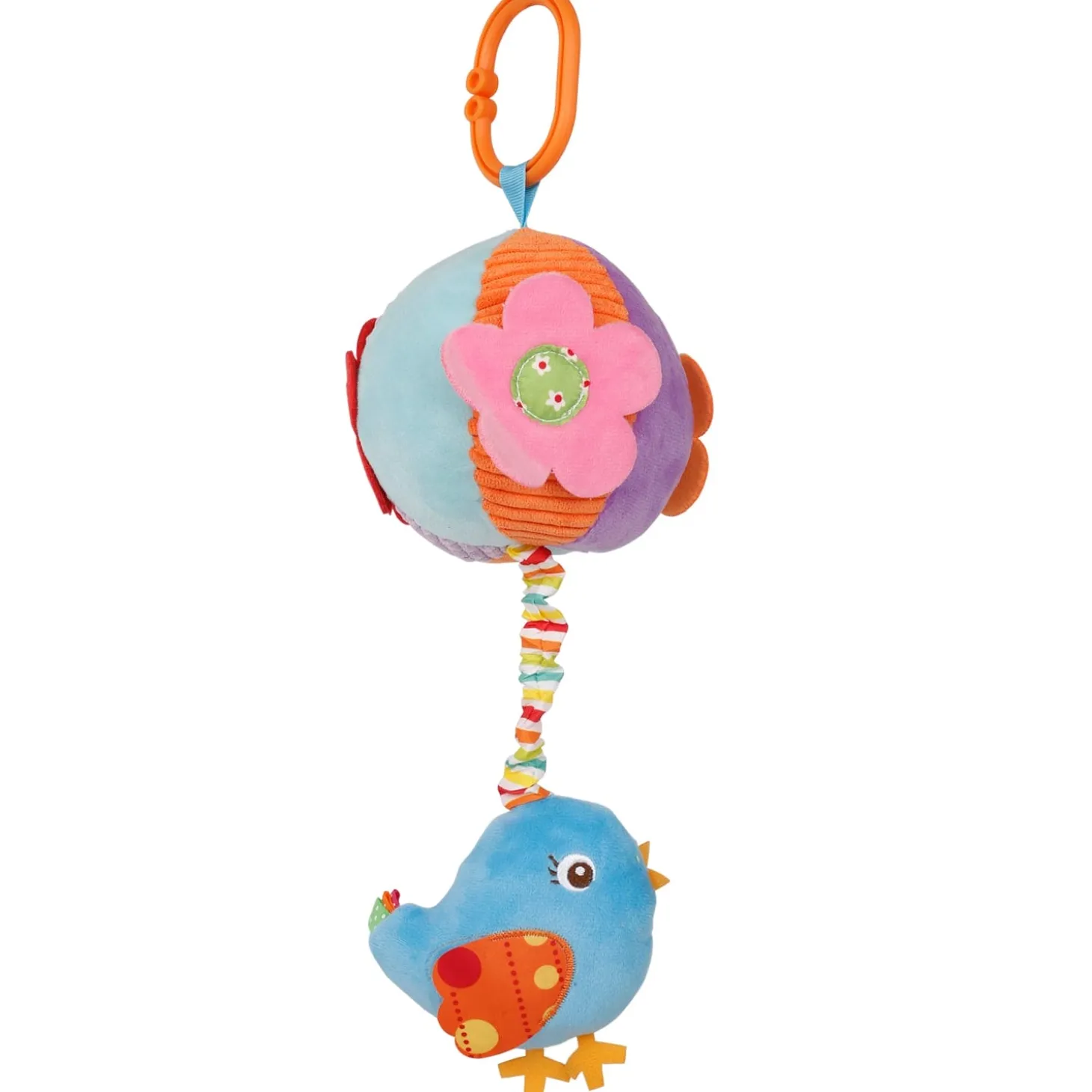 Bird Blue Hanging Pulling Toy