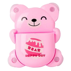 Blushing Bear Pink Toothbrush Holder