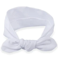 Bow Knot Headbands Set of 2 - White, Black