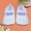 Bow Premium Girls Anti-Slip Ballerina Shoes - White