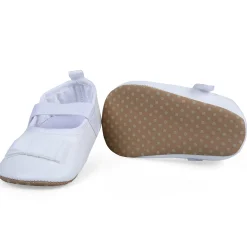 Bow Premium Girls Anti-Slip Ballerina Shoes - White