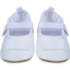 Bow Premium Girls Anti-Slip Ballerina Shoes - White