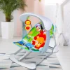 Bright Stars Foldable Musical Comfortable Swing Zoo Print Multicolor