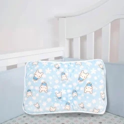 Bunny Blue Baby Pillow