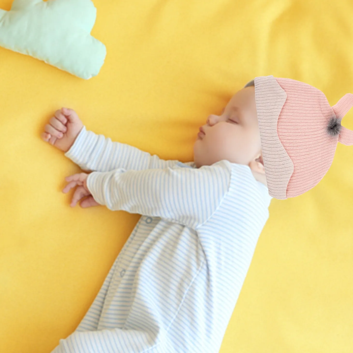 Bunny Peach Cap