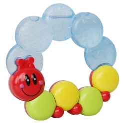 Butterfly Caterpillar Multicolour Set of 3 Rattle Teether