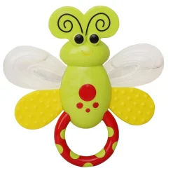 Butterfly Green Rattle Toy