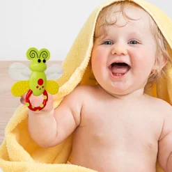 Butterfly Green Rattle Toy