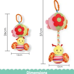Butterfly Multicolour Hanging Pulling Toy