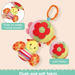 Butterfly Multicolour Hanging Pulling Toy