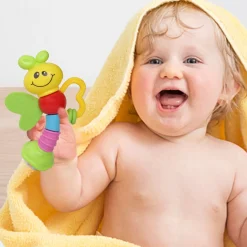 Butterfly Multicolour Rattle Toy