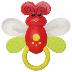 Butterfly Red Rattle Toy