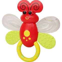 Butterfly Red Rattle Toy