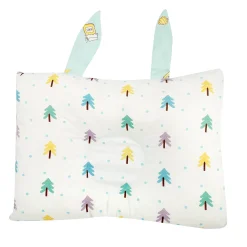 Buzzing Bees Blue Double Sided Pillow