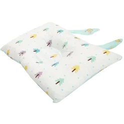 Buzzing Bees Blue Double Sided Pillow