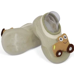 Car Rattle Anti-Skid Slip-On Rubber Sole Shoes - Green