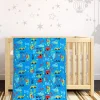 Cars And Planes Blue Blanket