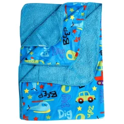 Cars And Planes Blue Blanket
